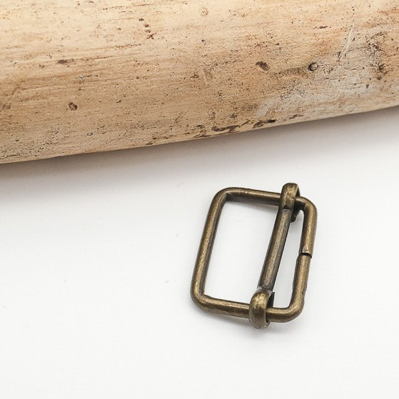 50mm Adjustable Buckle in Antique Brass - Maison Klem